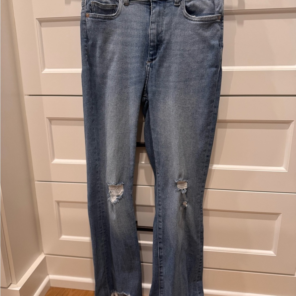DL1961 Women's Straight Leg Jeans in Light Blue